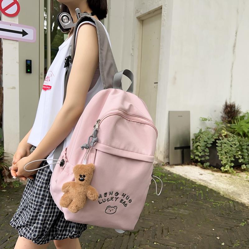 Ученики младших классов средней школы школьный рюкзак письмо большой емкости рюкзак — фото 19