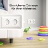 10er-Pack kindersichere Steckdosenabdeckungen mit Drehverschluss, elektrische Steckdoseneinsätze für Wandsteckdosen und Steckdosenleisten, Baby-Sicherheitsschutzstecker