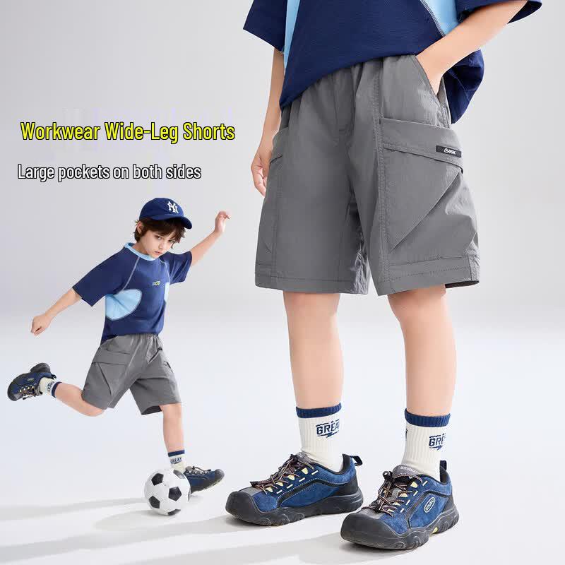 ASK JUNIOR Boys  Lightweight Outdoor Cargo Shorts 170