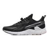 LiNing Atmungsaktive Mesh Low-Top Laufschuhe Damen Sneaker Schwarz Weiß AGLR102-2
