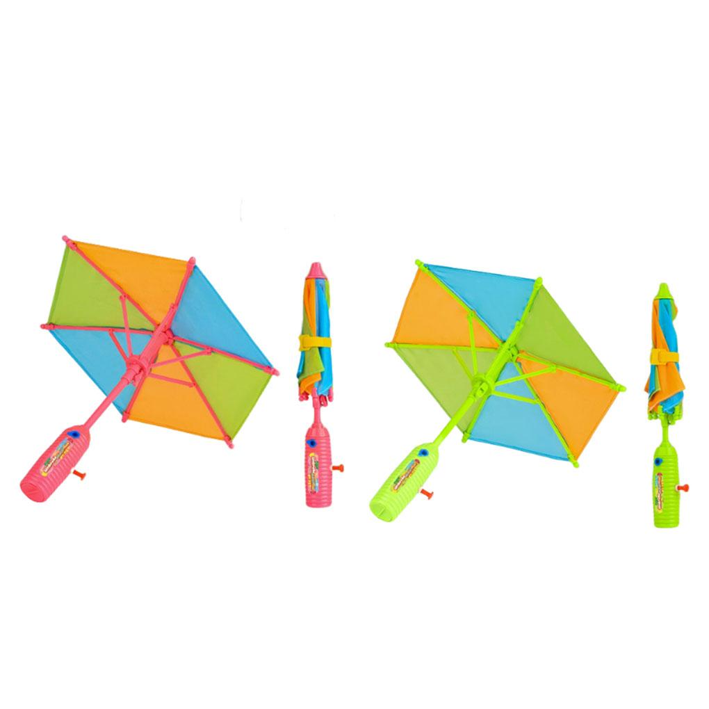ABS Kids Water Sprayer Fun Umbrella Shaped Water Gun For Water Fight Umbrella-shaped Water Gun Beach