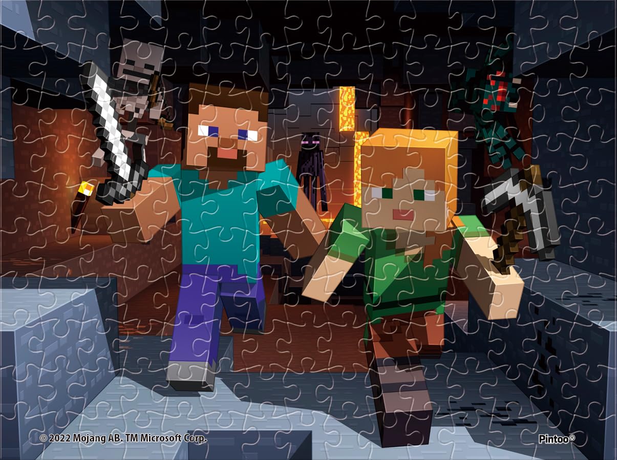 

ENSKY MINECRAFT Minecraft x Mame Puzzle 150 элементов пазл-побег! 7,6 10,2 см МА-70