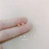 Gold Color Simple Small Butterfly Stud Earrings for Women Cute Hypoallergenic Daily Wear Ear Piercing Jewelry Wholesale
