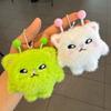 2PCS Cute Alien Cat Plush Keychain Kawaii Space Kitty Character Keyring Fan Collection Gift Accessories