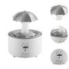 Rotating Umbrella Drop Humidifier Multipurpose for Home Tabletop Study White