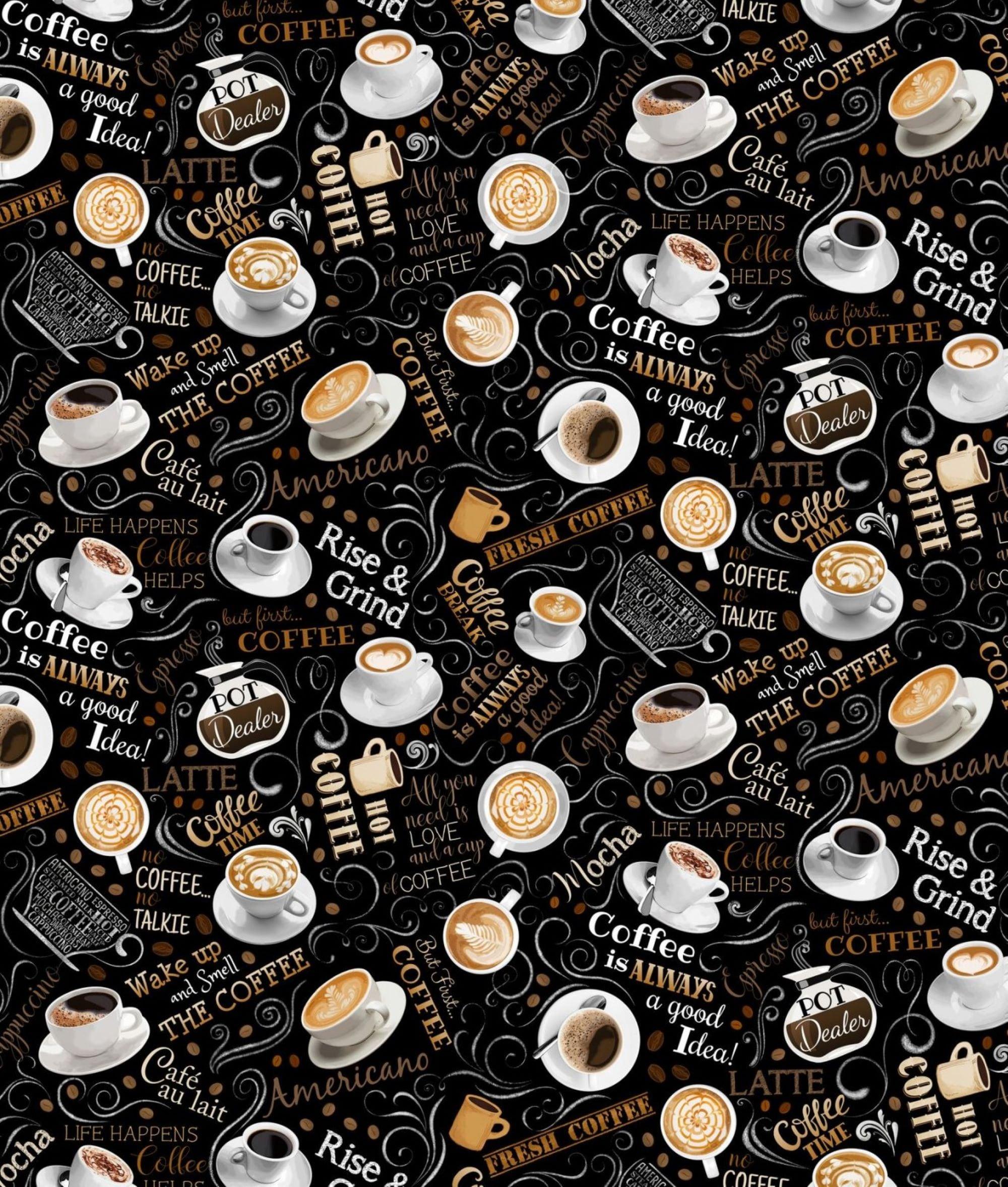 

Coffee cup pattern Flannel printed blanket suitable for all seasons suitable for living room office sofa and travel 75x100cm