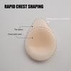1 Pair Nipple Covers for Women, Teardrop Lift Silicone Pasties, Invisible No Show Reusable Sticky Bra for Backless Dress Clothes