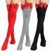 Cute Bow Boot Sock Leg Warmer High Sock for Daily Wear Cosplay Thigh High Sock Over the Knee High Boot Stocking Leg Warm
