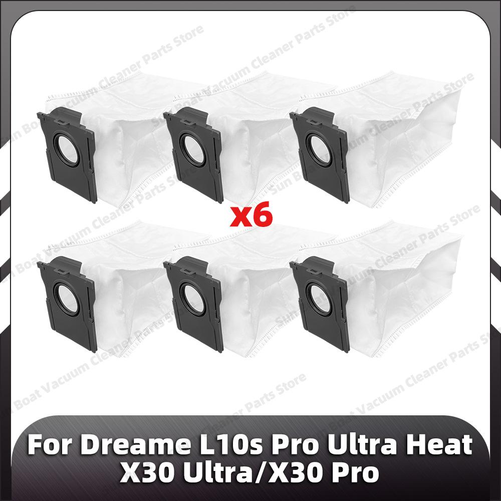 Compatible for Dreame L10s Pro Ultra Heat / X30 Ultra / X30 Pro Main Side Brush HEPA Filter Mop Pad Dust Bag Spare Parts