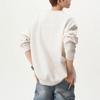 Young Style Fashionable Zipper Sweatshirts Autumn Round Neck Basic Men's Clothing Solid Color Loose Casual Long Sleeve Hoodies