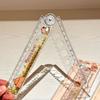 Measuring Tools Capybara Ruler Quicksand Drawing Ruler Folding Ruler  Educational Supplies