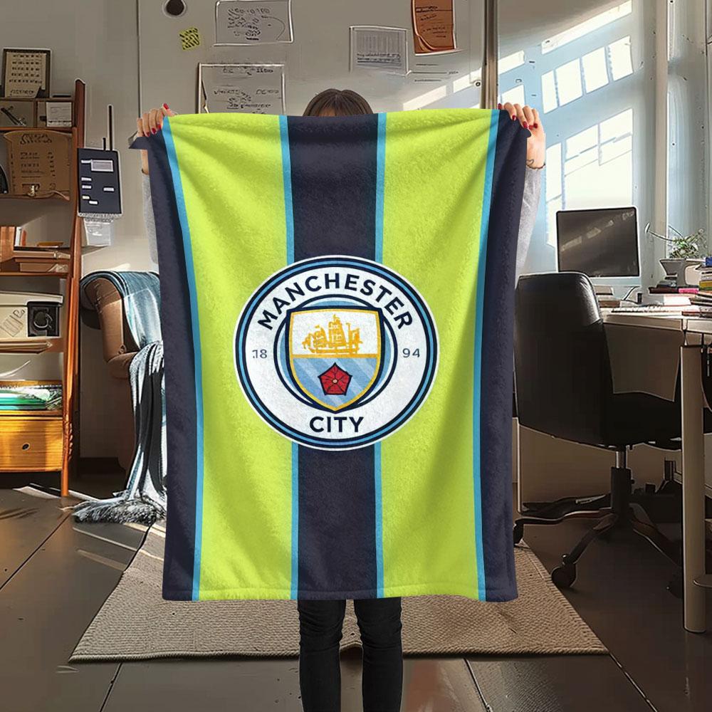 Fearless MCFC Crew Blanket, High quality Comfortable for All Seasons, Home Decor, Warmth and Comfort