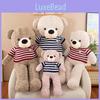 Tie Bow Large Sweater Teddy Bear Plush Toy Girls Birthday Gift Companion Child