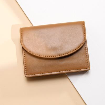 New Small Wallet Women's Wallet Short Folding Thin Solid Color Simple Student Fashion Change Bag