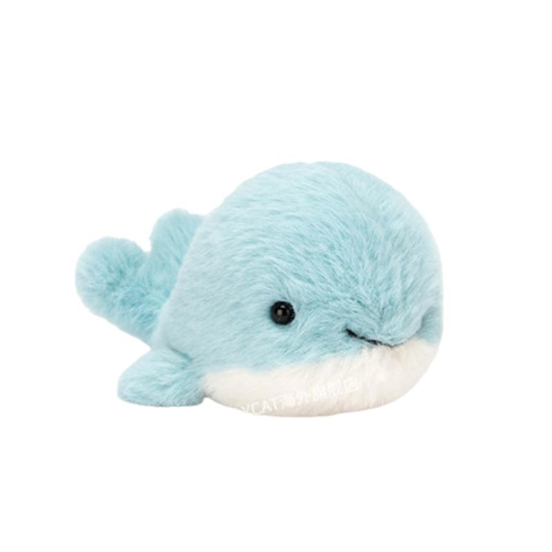 

JELLYCAT Ocean Series Animal Whale Cute Blue Doll Plush Doll 10cm high Box Not Included