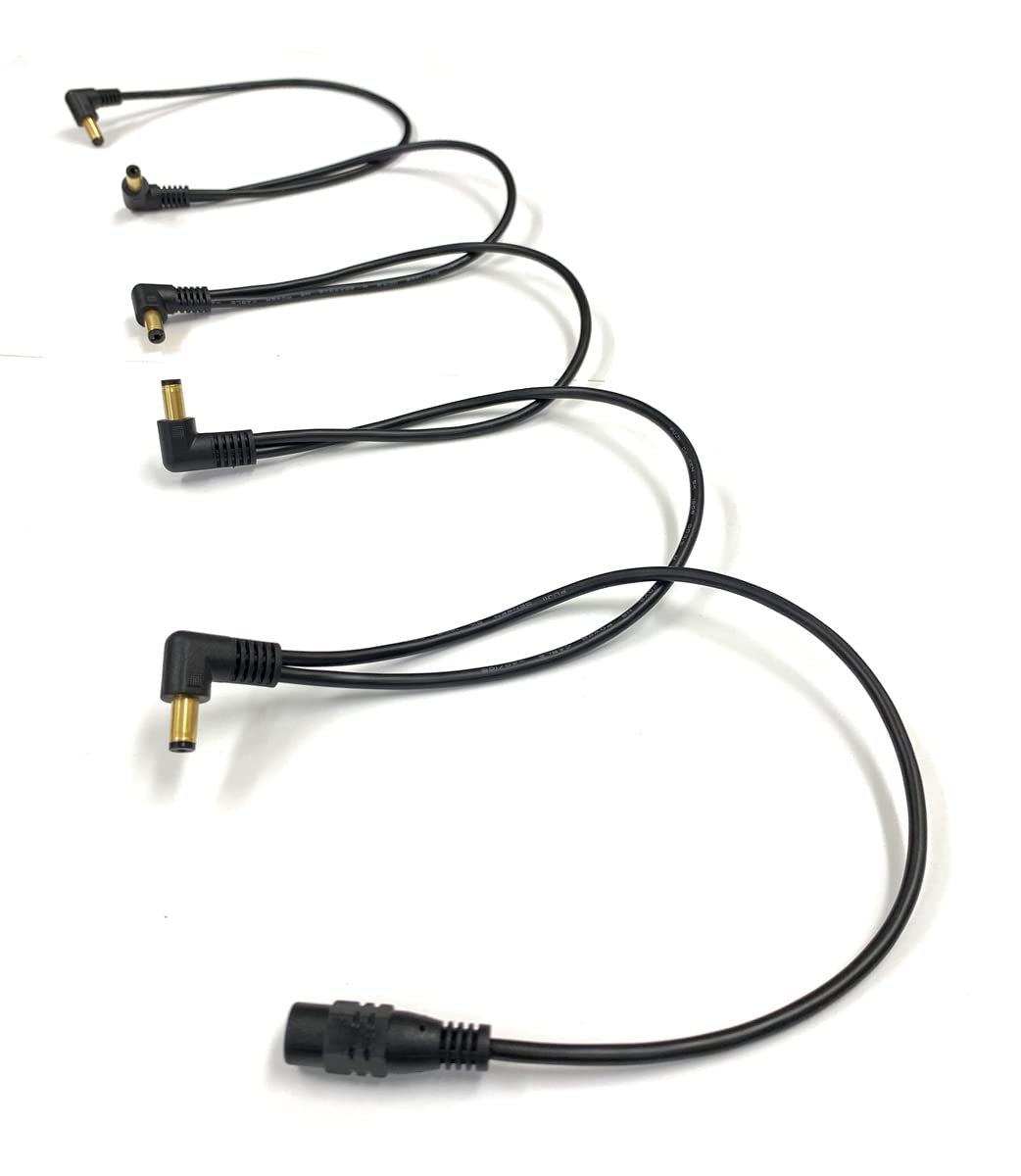 

Pro Cable LAC-DC Branch Cable for Effects Pedals (All Unplated, Daisy Chain 5-Branch Type, L-Shaped Plug)