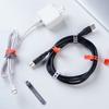 10Pcs Cable Organizer Silica Data Line Cable Straps Electrical Wires Fixed Cable Organizer Earphone Cable 3 Holes Cord Winder