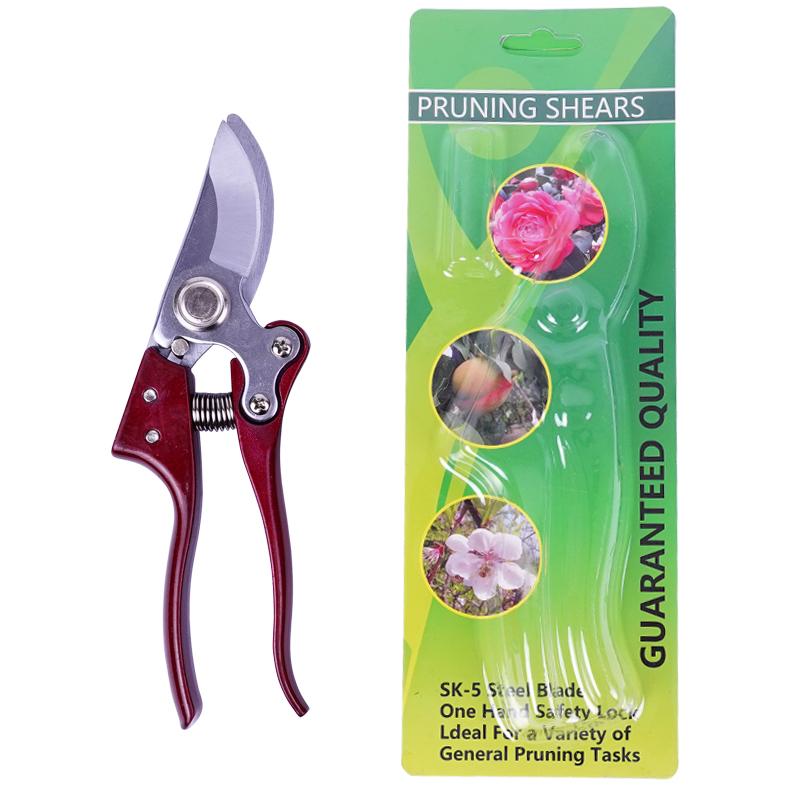 Jingdian V11 Pruning Shears Branch Trimmers Fruit Tree Pruning Shears Specialised Garden and Horticultural Shears (as the picture,Red)