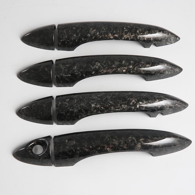 Alfa Romeo Giulia (2017-2022) Carbon Fiber Exterior Door Handle Pattern