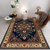 Retro Bohemian Persian Rug Anti-Slip Wear-resistant Carpet Indoor and Outdoor Living Room Bedroom Easy Clean Home Decor Classic