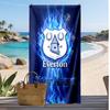 Everton FC Personalized Printed Beach Towel Soccer Logo Support Custom Name Text Absorbent Towel For Sport Travel Special Gift
