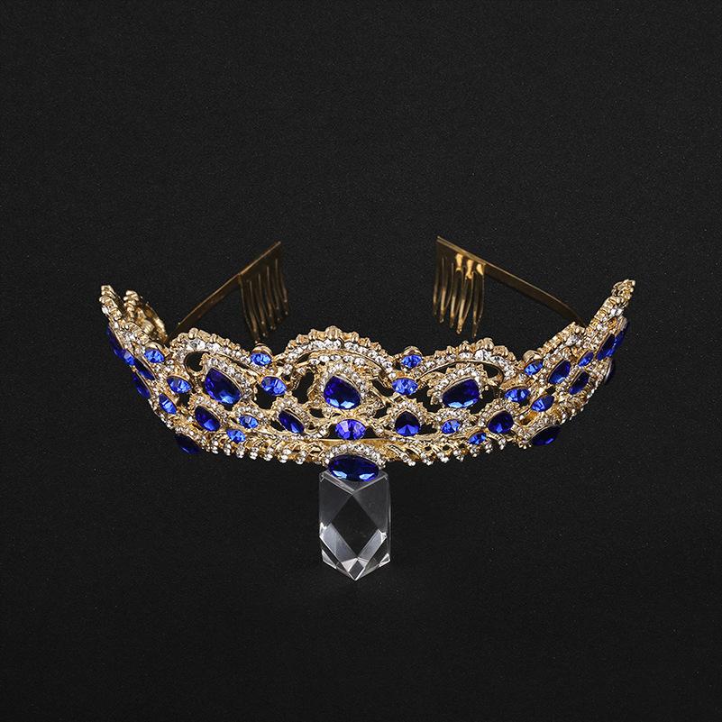 New European Style Rhinestone Wedding Crown Popular Bridal Crown Wedding Accessories