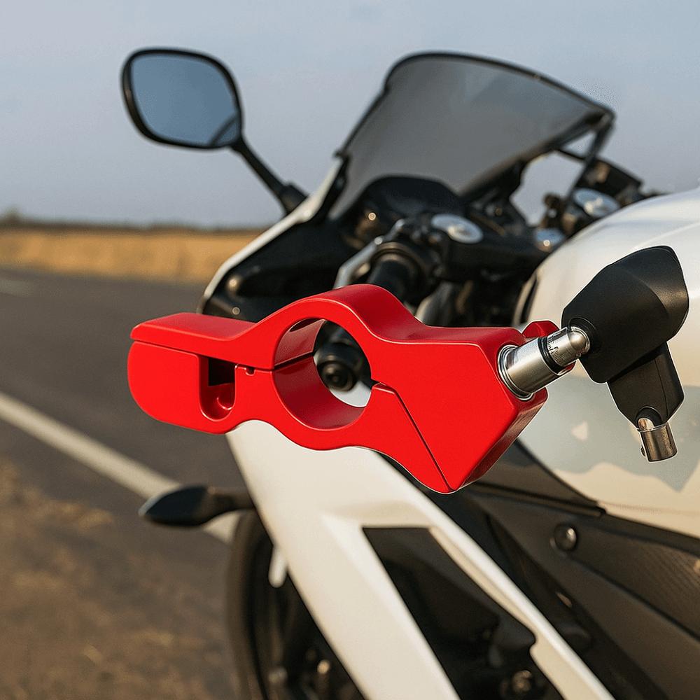 Alloy Handlebar Lock Anti Theft Electric Scooter Handlebar Lock Brake Locks  Vehicle Safety