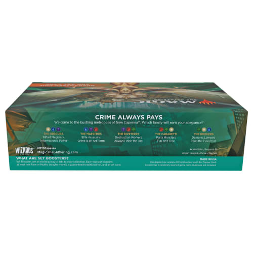 Magic: The Gathering New Capena Streets Set Booster English Version Box C95180000 MTG Trading Card Wizards of the Coast C95180003