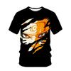 Sommer Naruto Hip Hop T-skjorter For Menn Anime Kakashi Streetwear O-hals Kortermet Herre T-skjorte Tegneserie Grafisk Topper Klær
