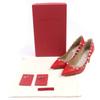 Excellent Valentino Garavani pumps Rock studs Red leather Women 36 SW2S0A04 Used
