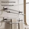 DANLE Multifunctional Self-Adhesive Wall-Mounted Towel Rack