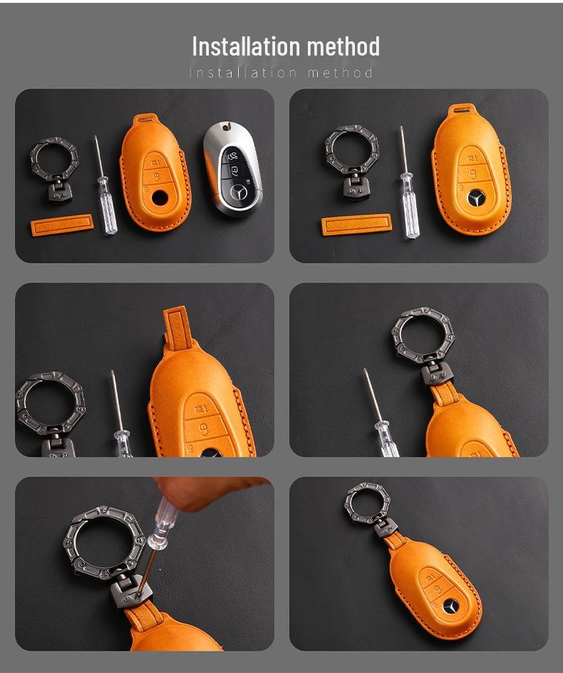 Geely Key Case for New Xingrui, Emgrand GS, Bin Yue, Xing Yue, Boyue Pro, Binrui, Icon, Vision - Male Shell Buckle