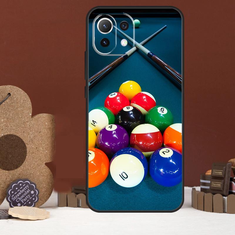 Sports billiards Case For Xiaomi 15 14 Ultra 13T 14T 15T 17 Pro Max POCO X7 Pro X5 X6 F5 F6 F7 F8 Ultra Cover