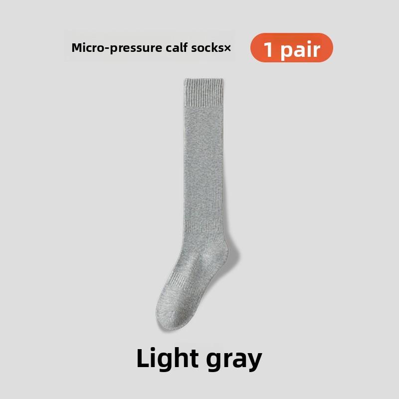 Female Autumn and Winter Thick Hair Ring Warm and Cold Waist Not Frozen Feet Calf Socks