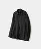 TRIP LE SENS Steady Cotton Pleated Overshirt_Navy