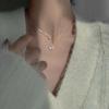 Double-Layered Butterfly Pendant Necklace - Titanium Steel, Light Luxury Design, Fade-Resistant Clavicle Chain