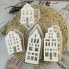 Detailed Canal House Models Easy To Use Canal House Shaped Ornament Molds for Artistic Plaster Decorations