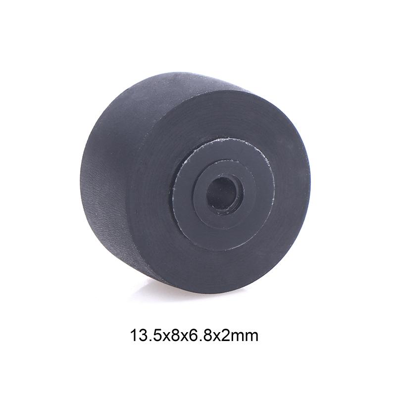 13.5X8X6.8X2Mm Rubber Pinch Roller Belt Wheel Audio Drive Player Accessories