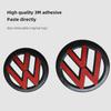 For VW VOLKSWAGEN New Car Emblem Front Grille Rear Trunk Lid Sticker Badge Decals For VW Polo Golf MK6 MK7 MK8 Passat B6 B7 B8 T