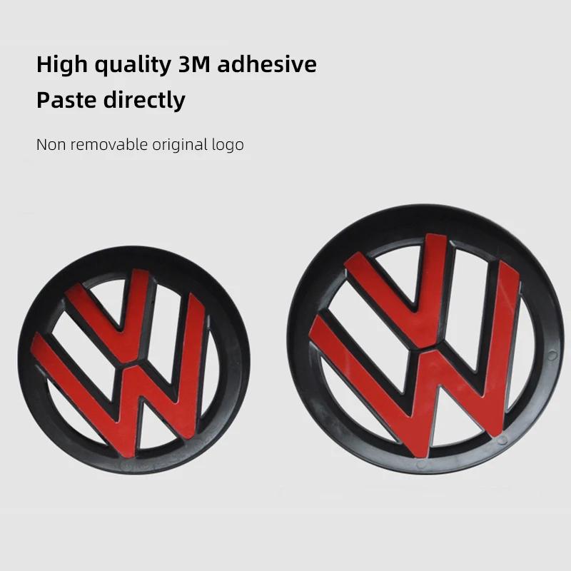 For VW VOLKSWAGEN New Car Emblem Front Grille Rear Trunk Lid Sticker Badge Decals For VW Polo Golf MK6 MK7 MK8 Passat B6 B7 B8 T