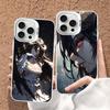 Cartoon Anime A-AlbedoS Phone Case For IPhone 16 15 14 13 12 11 17 Pro MAX Plus Pro Matte Shockproof Cover