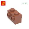 Non-Toxic 108Pcs/Lot 52107 Hole 2 Hole Block Moc Color Accessories Compatible With Brick Diy Children'S Educational Toy Assembly