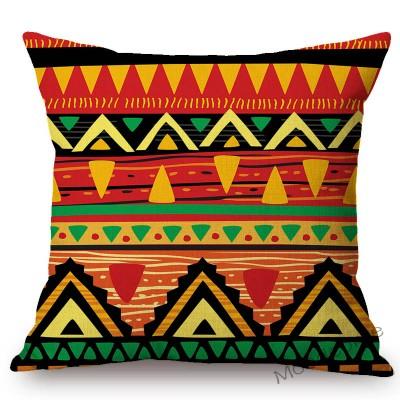 Geometric Africa Ethnic Design Pattern African Mask Traditional Wild Animals Design Sofa Pillow Case Cotton Linen Cushion Cover