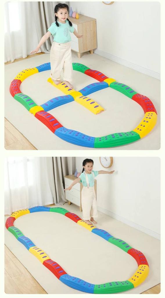 Bicolor Square Sensory Path - 12 Elements