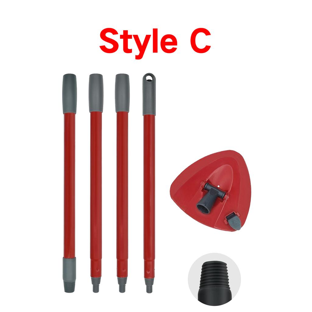 Mop Handle and Mop Base for O-cedar/Vileda 1Tank System,Mop Handles for O-cedar/Vileda Spin Mop & H2pro Flat Mop