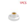 1-10PCS E27 Screw Cap Socket Ceiling Light Lamp Bulb Fixing Base Stand White Gold Light Bulb Holder Lamp Socket For Home 6A