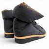 Great LOUIS VUITTON Short Boots Monogram Snow Boots Black Women 38 Used