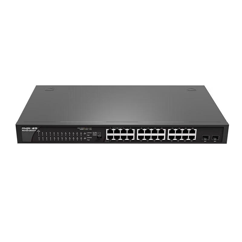 

Ruijie 24-Port Gigabit Unmanaged PoE+ Network Switch