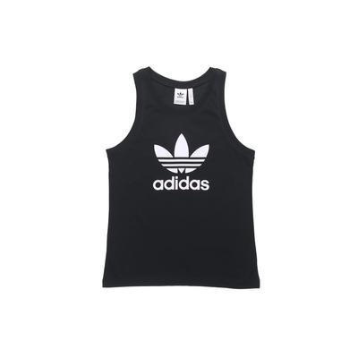 Top fără mâneci cu gât rotund și imprimeu logo Trefoil Originals Ediție Internațională Topuri Bărbați Negru DV1509