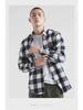 Men's Trendy Plaid Shirt: Long-Sleeved, Loose, Brushed Casual Jacket for Spring, Summer, and Autumn